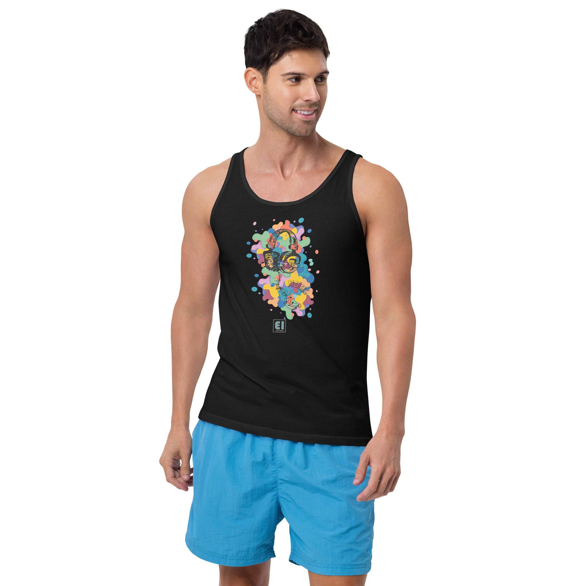 Men’s Staple Tank Top/Music - Enet Images