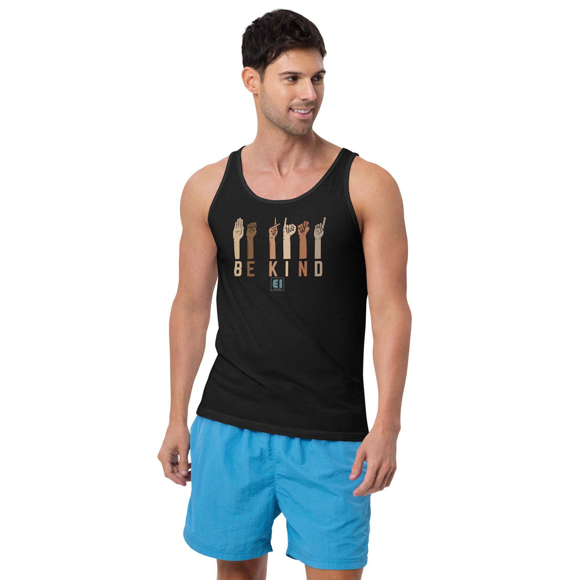 Men’s Staple Tank Top/Be-Kind - Enet Images