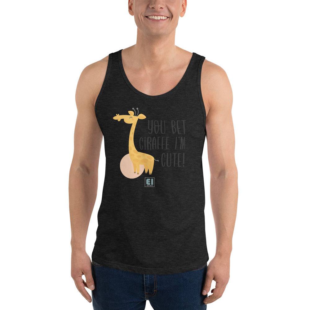 Men’s Staple Tank Top/Giraffe - Enet Images