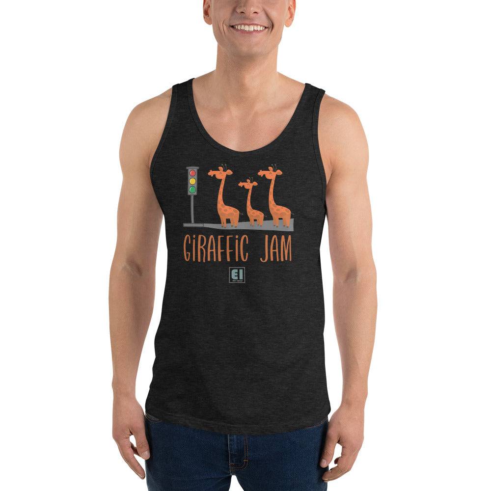 Men’s Staple Tank Top/Giraffe-Jam - Enet Images