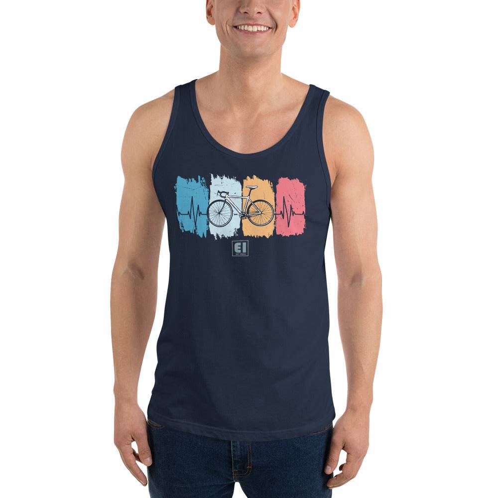 Men’s Staple Tank Top/Bicycle-Ride - Enet Images