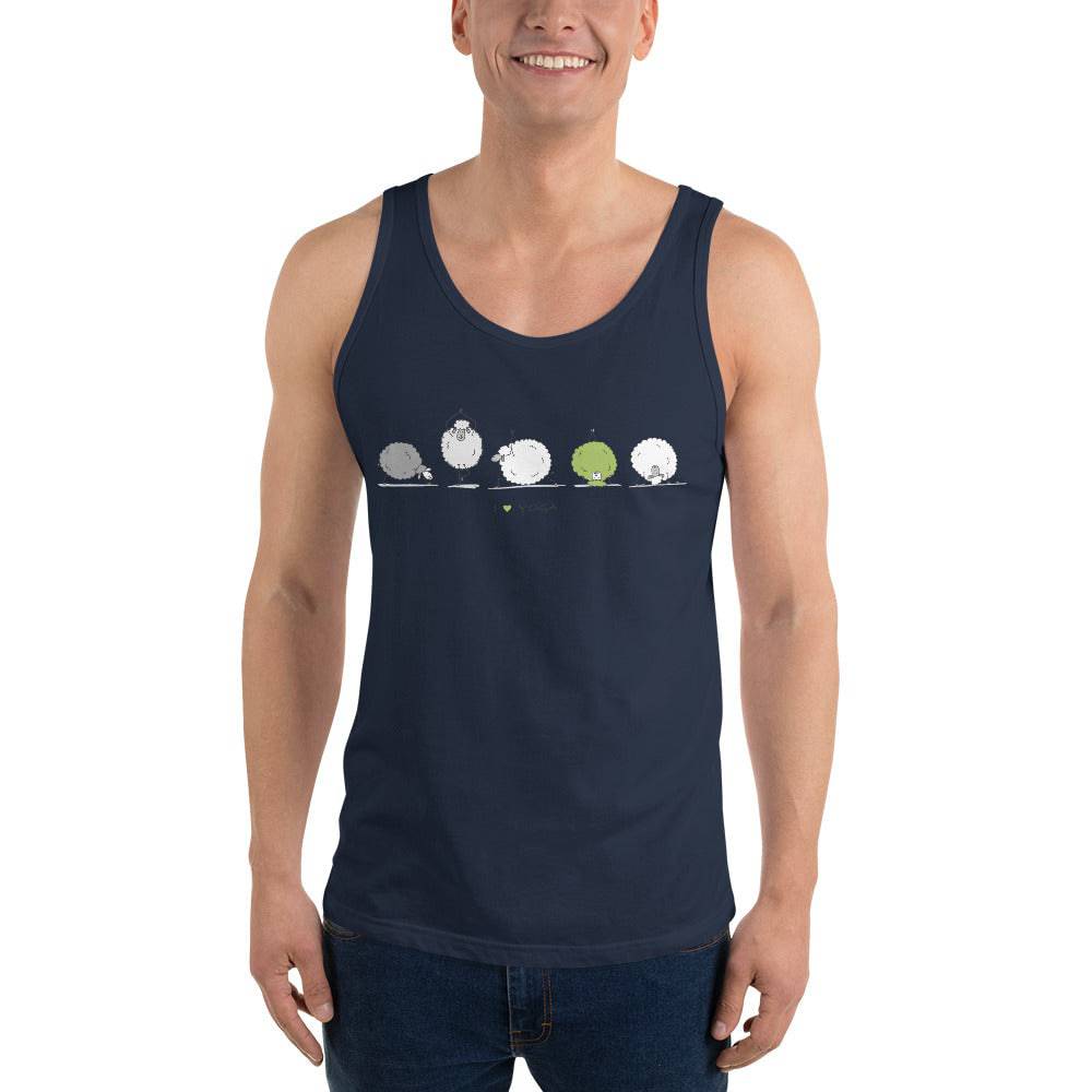 Men’s Staple Tank Top/Yoga-Sheep - Enet Images