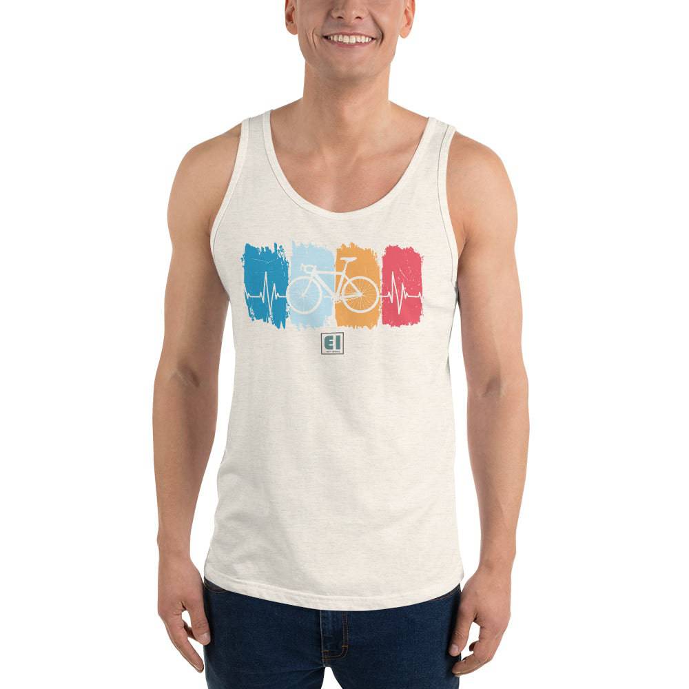 Men’s Staple Tank Top/Bicycle-Ride - Enet Images