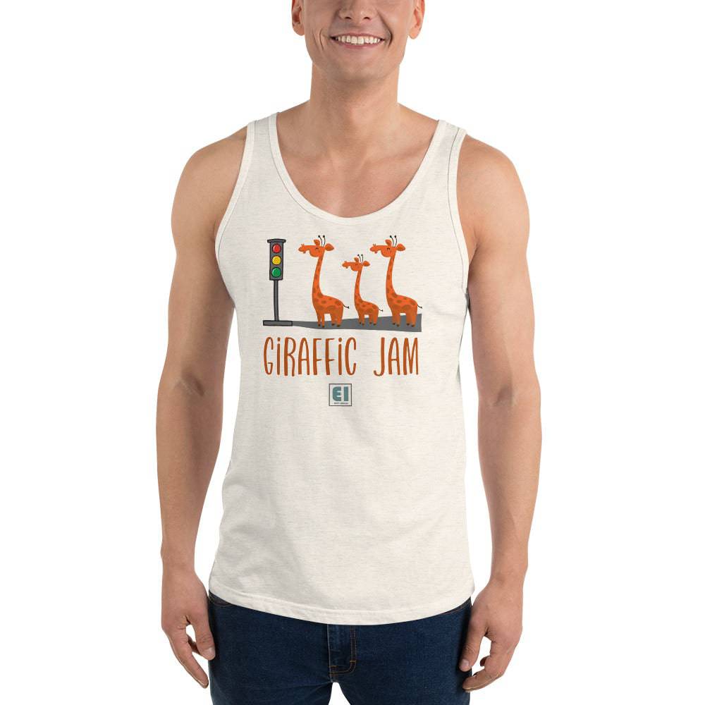 Men’s Staple Tank Top/Giraffe-Jam - Enet Images