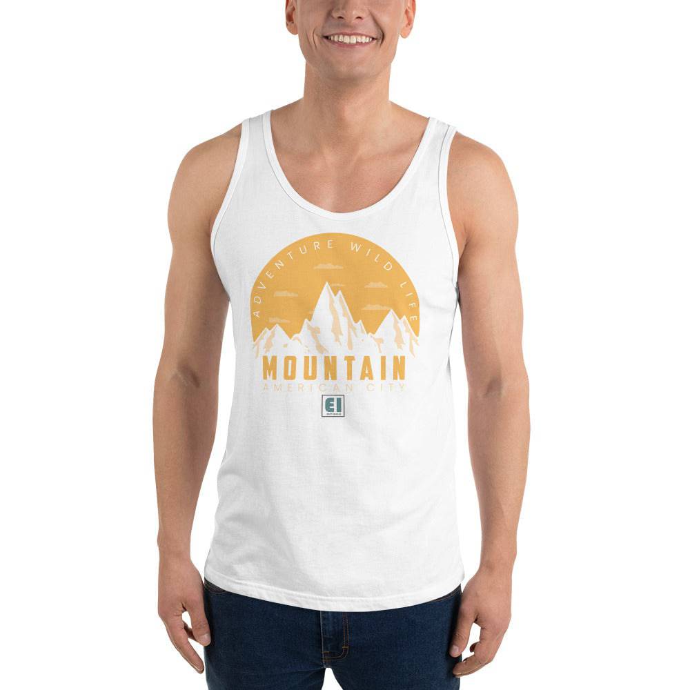 Men’s Staple Tank Top/Mountains - Enet Images