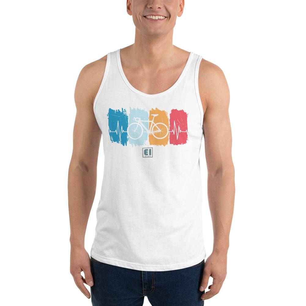 Men’s Staple Tank Top/Bicycle-Ride - Enet Images