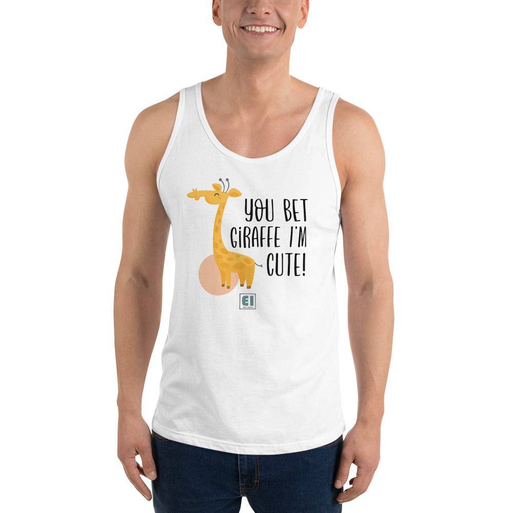 Men’s Staple Tank Top/Giraffe - Enet Images