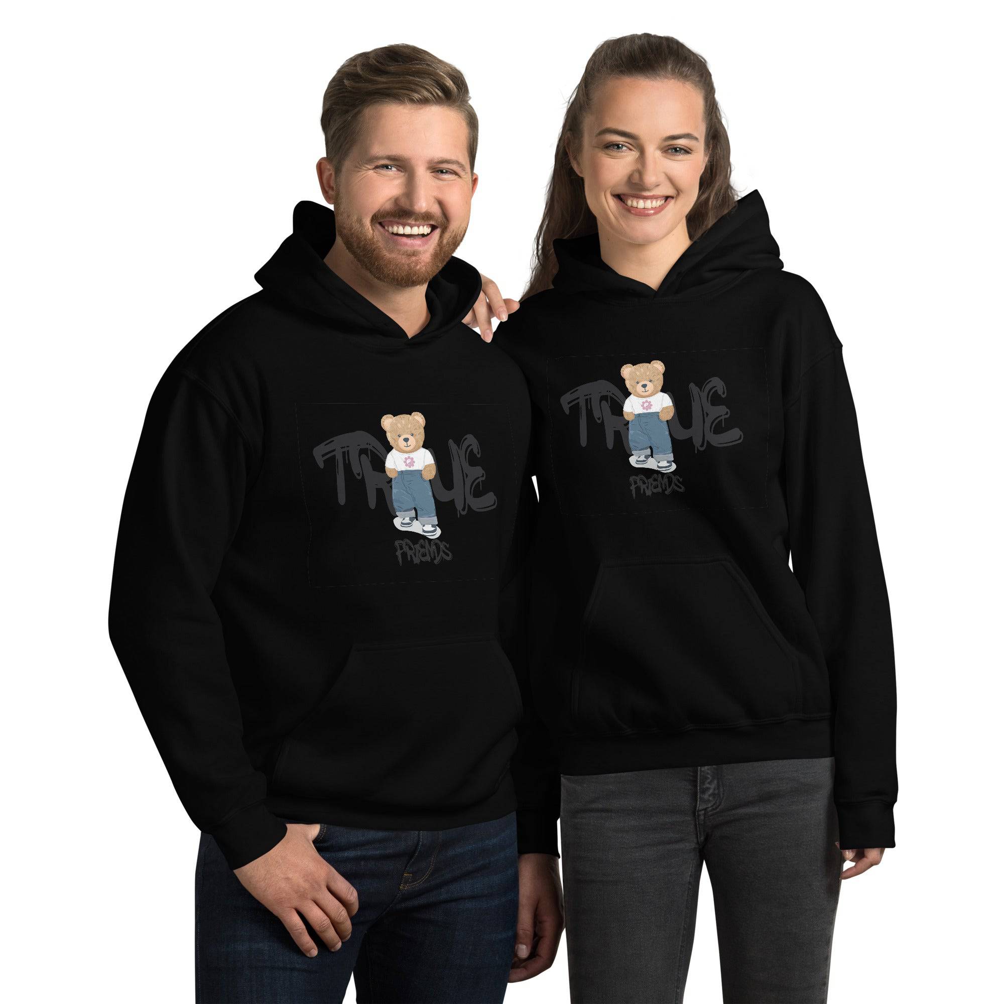 Unisex Hoodie/TeddyBear-True-Friends - Enet Images