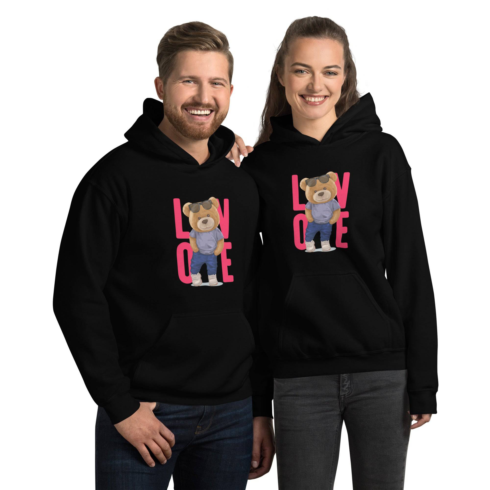 Unisex Hoodie/TeddyBear-Love - Enet Images