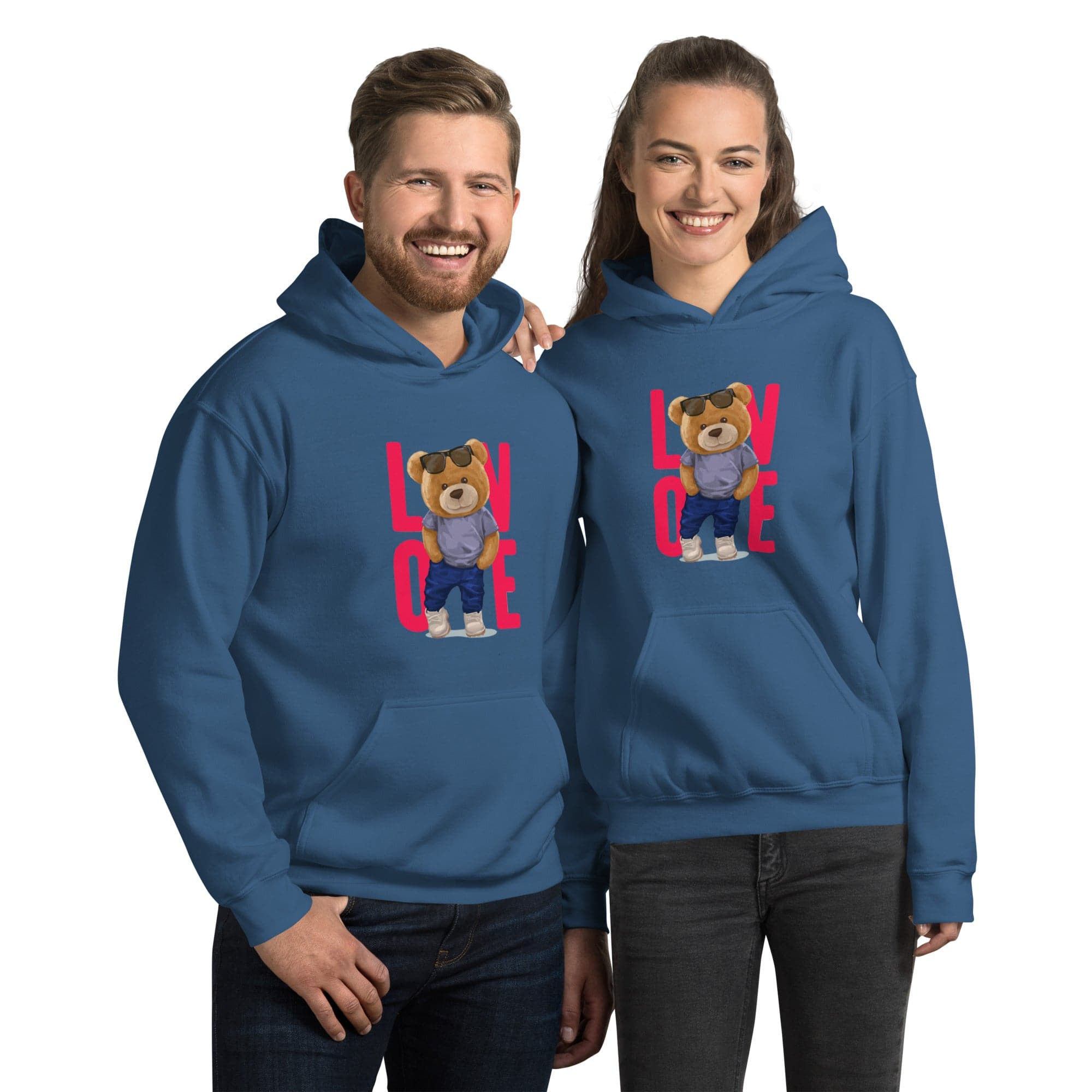 Unisex Hoodie/TeddyBear-Love - Enet Images