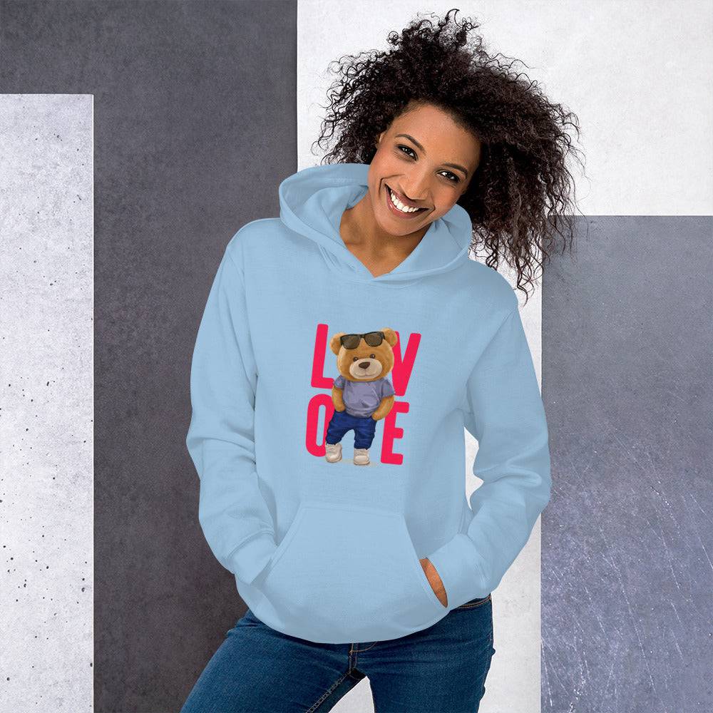 Unisex Hoodie/TeddyBear-Love - Enet Images