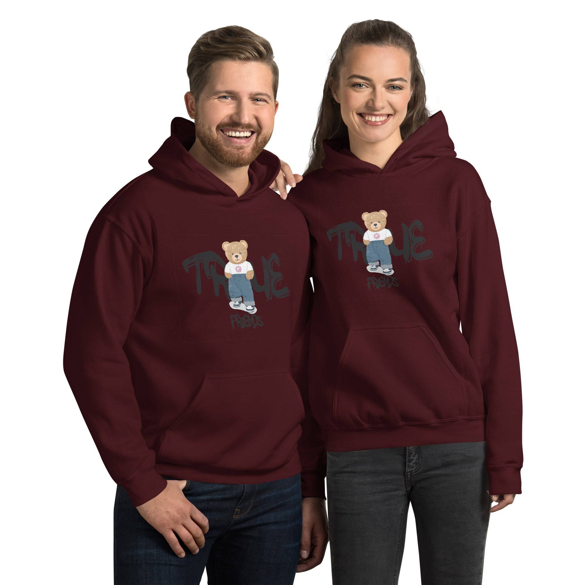 Unisex Hoodie/TeddyBear-True-Friends - Enet Images