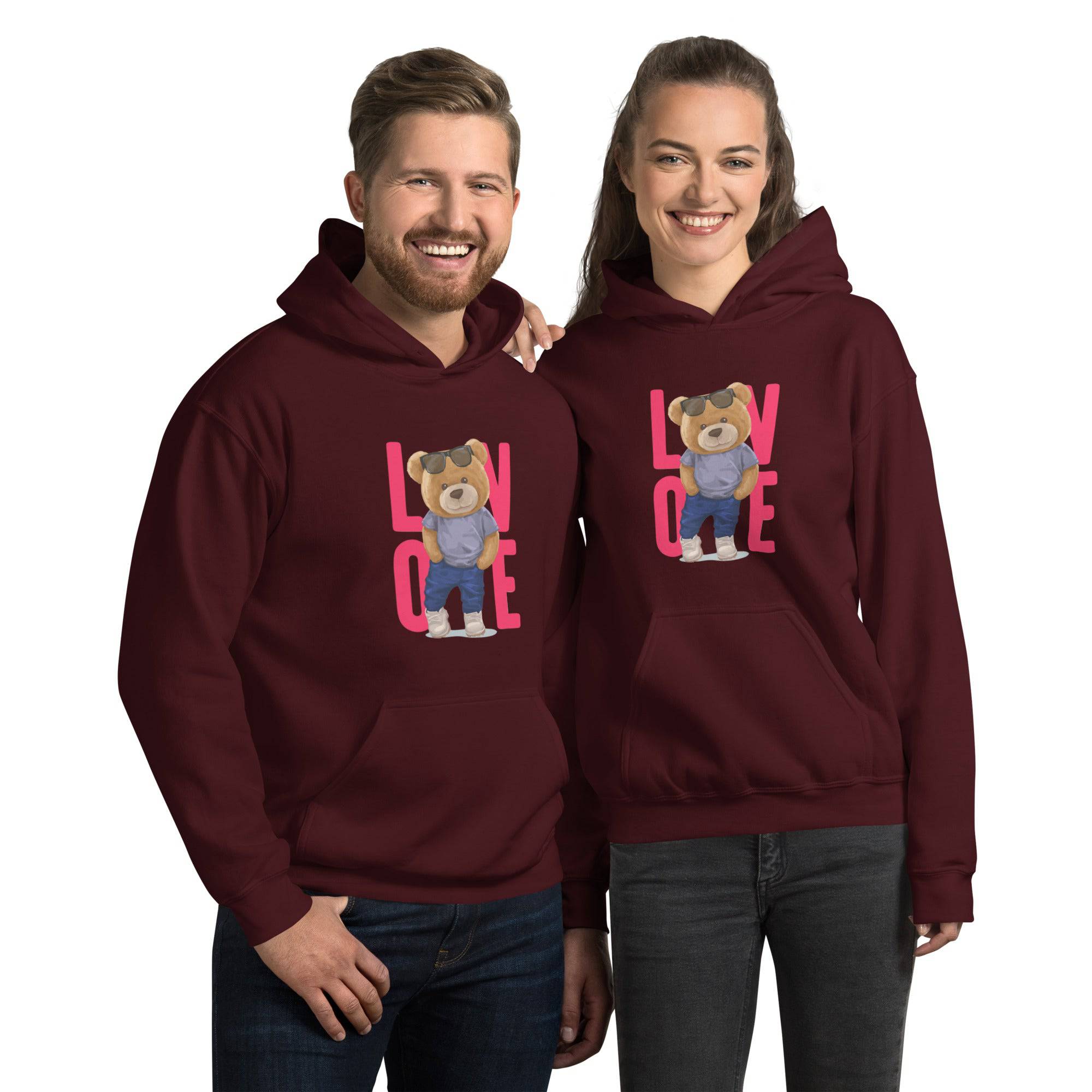 Unisex Hoodie/TeddyBear-Love - Enet Images