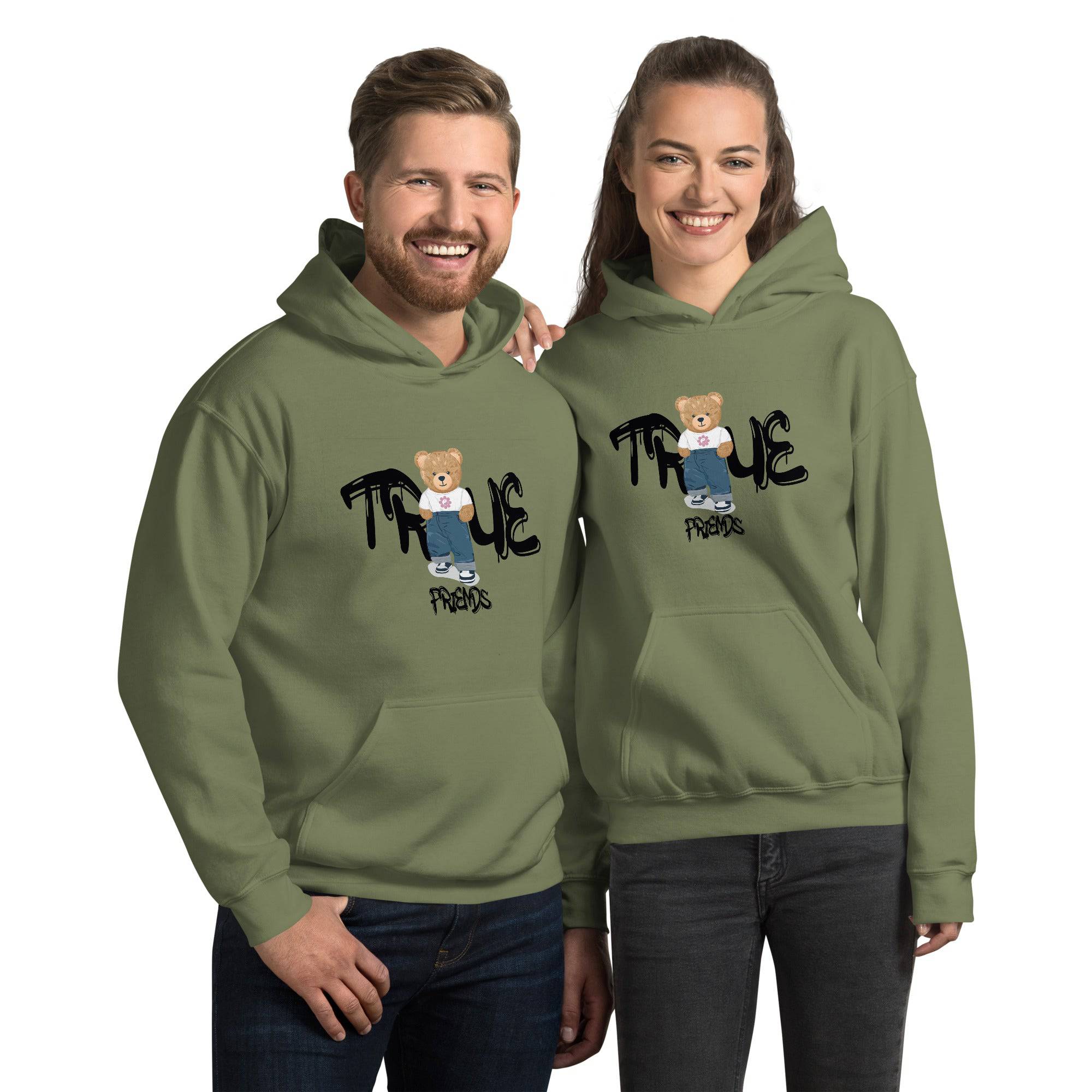 Unisex Hoodie/TeddyBear-True-Friends - Enet Images