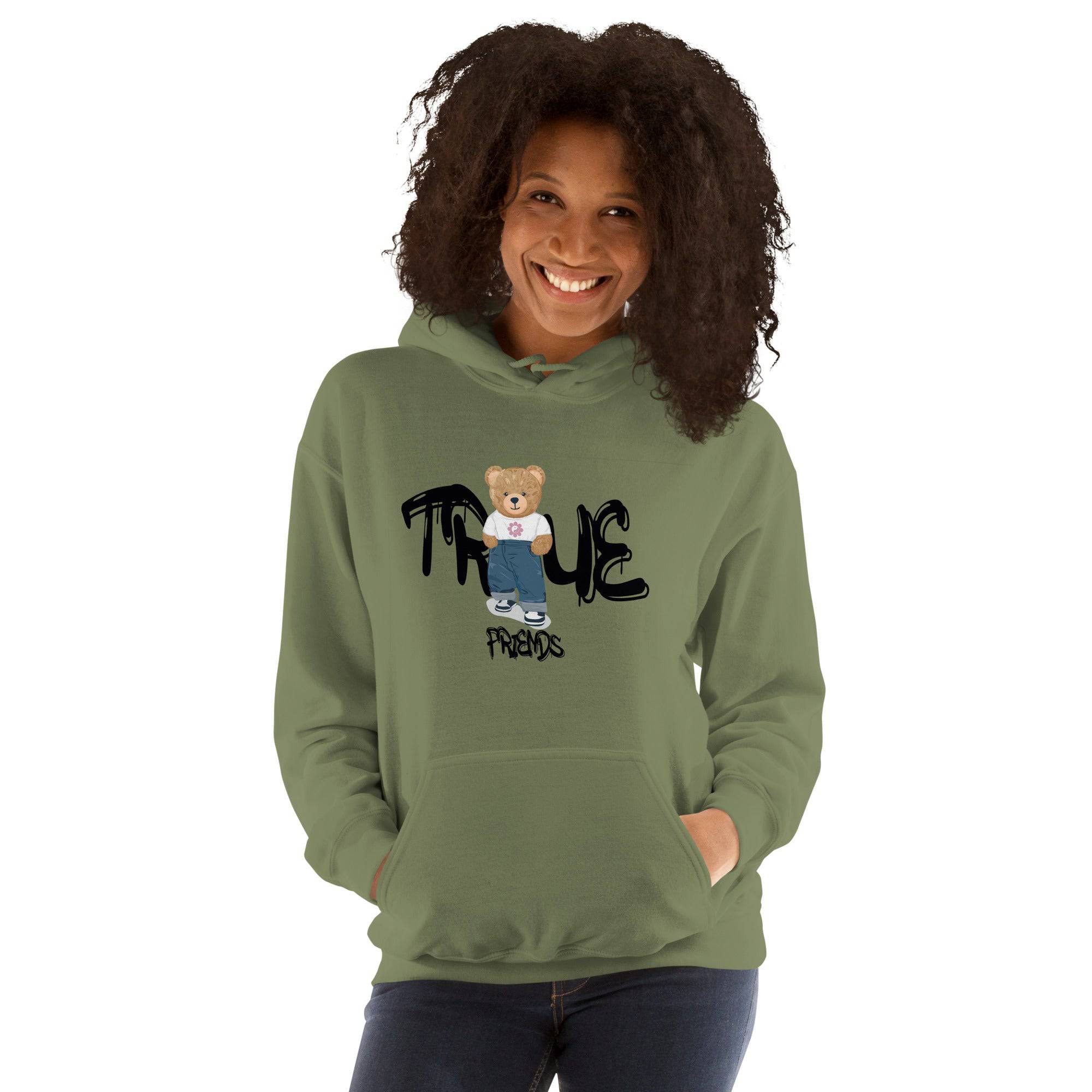 Unisex Hoodie/TeddyBear-True-Friends - Enet Images