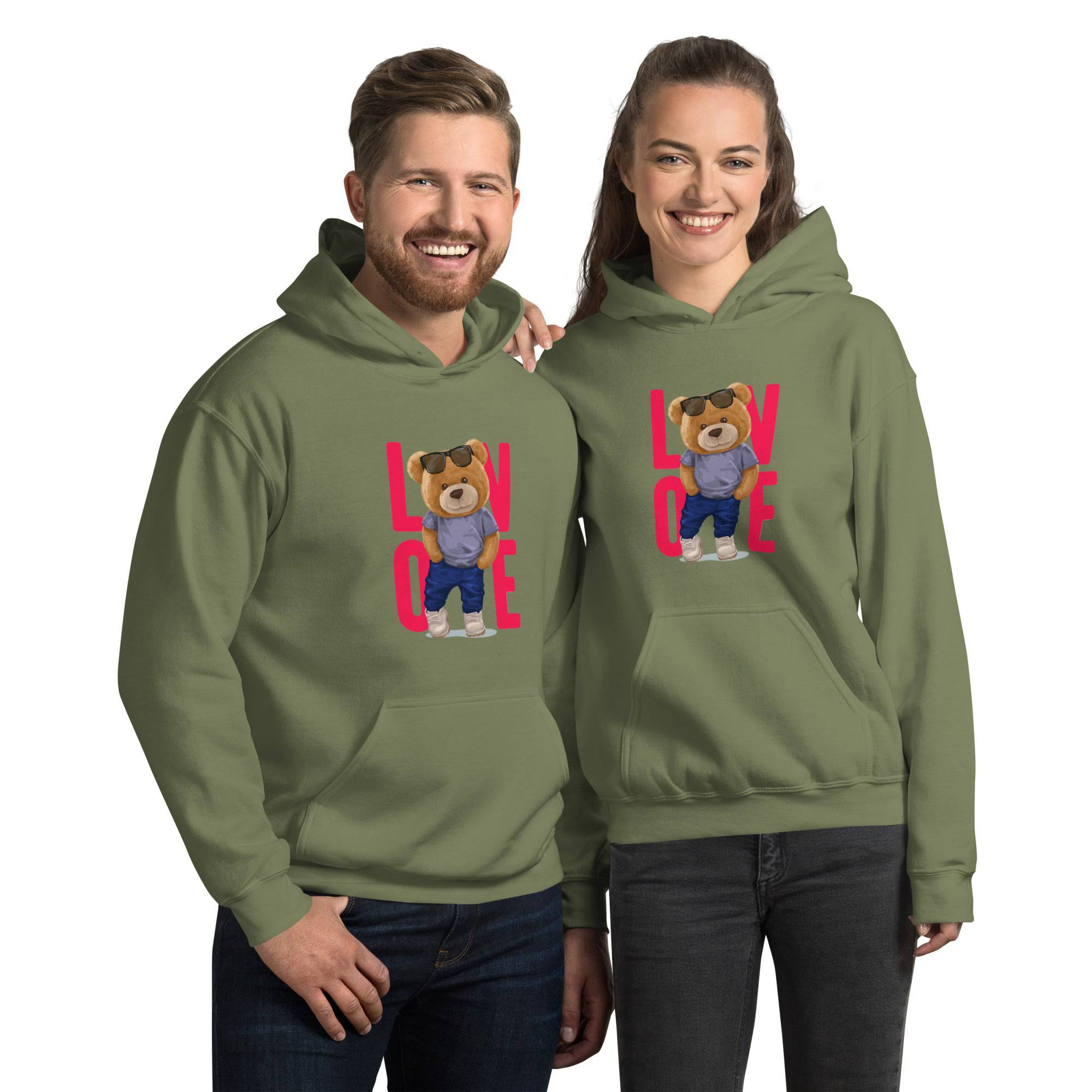 Unisex Hoodie/TeddyBear-Love - Enet Images