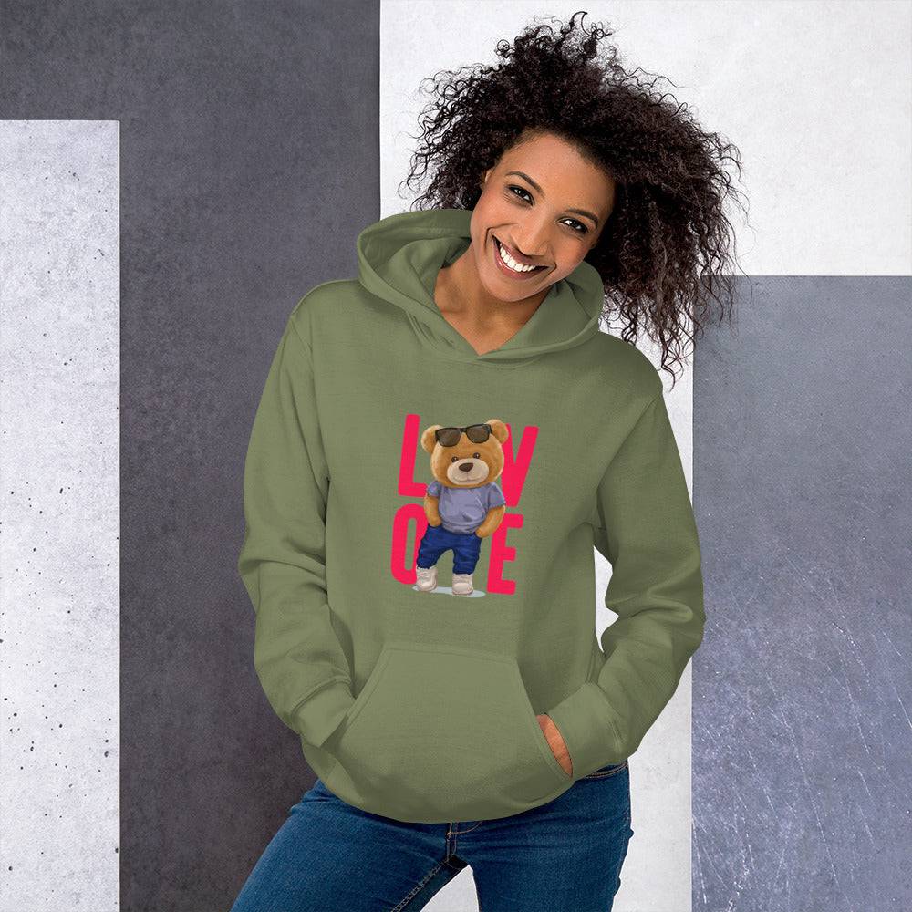 Unisex Hoodie/TeddyBear-Love - Enet Images