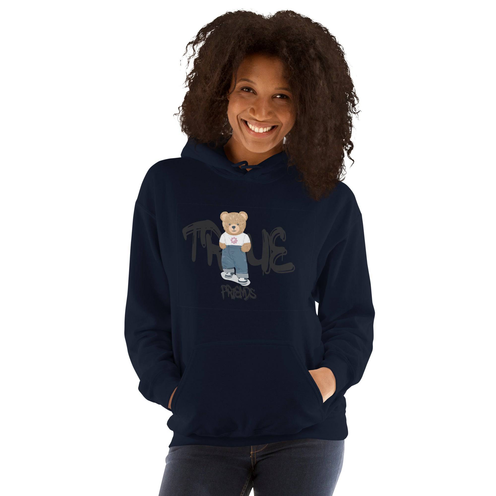 Unisex Hoodie/TeddyBear-True-Friends - Enet Images