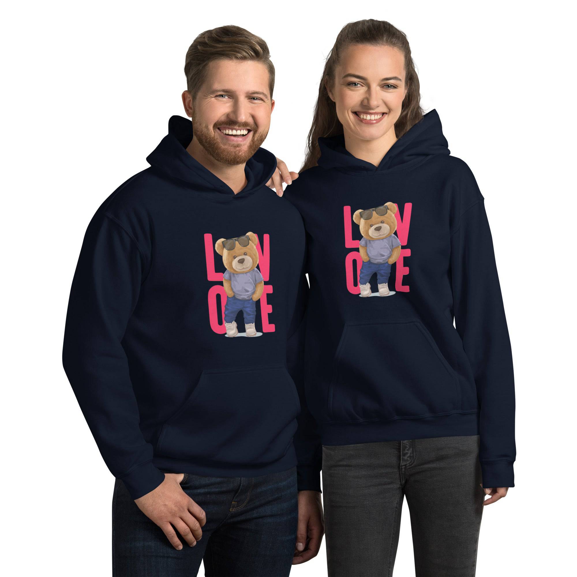 Unisex Hoodie/TeddyBear-Love - Enet Images