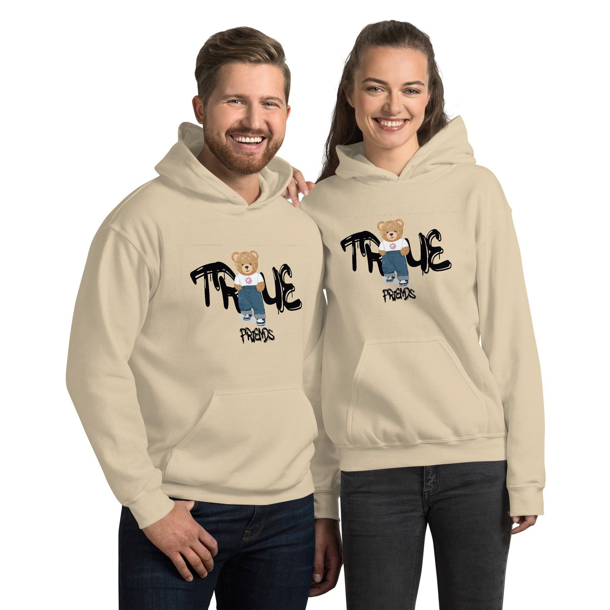 Unisex Hoodie/TeddyBear-True-Friends - Enet Images