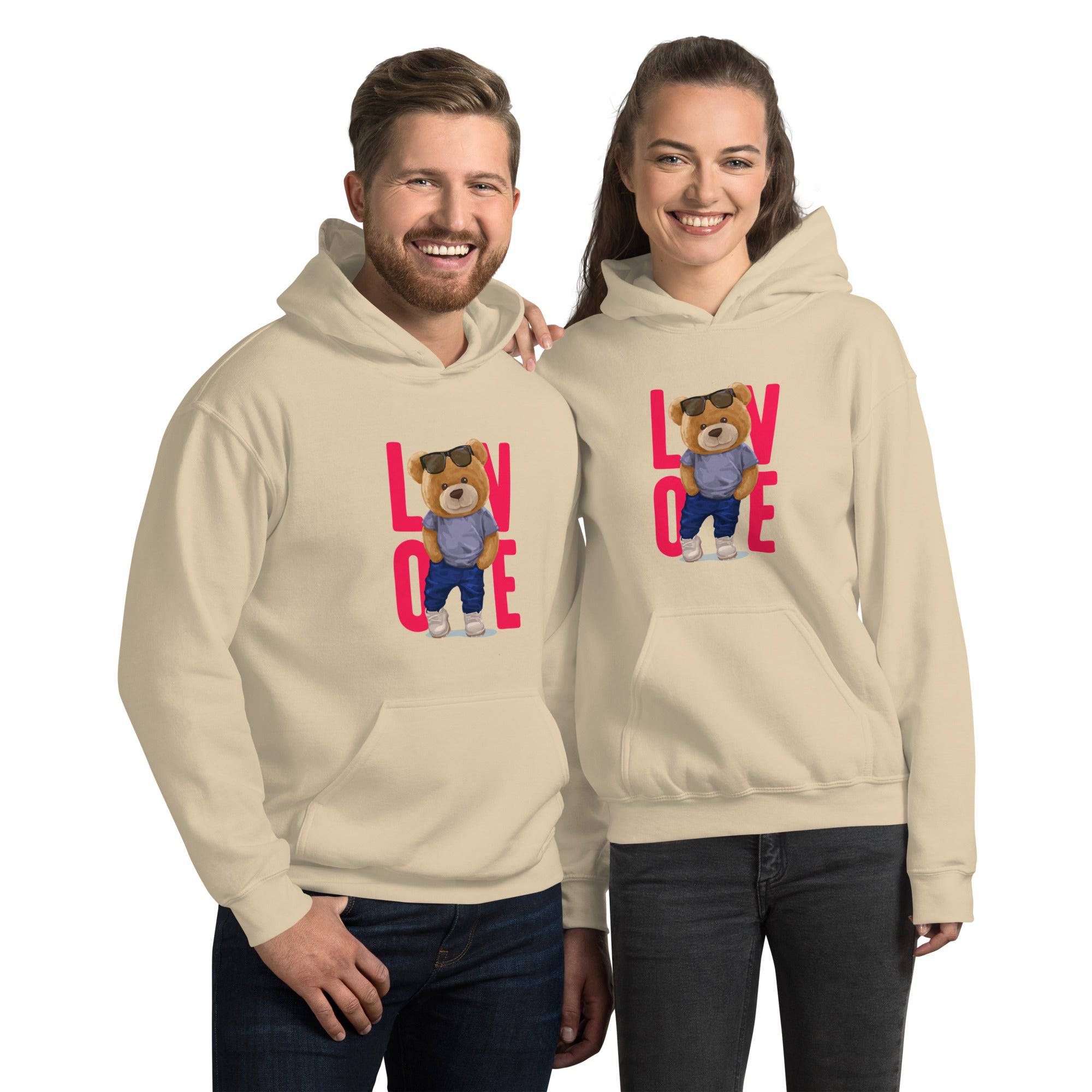 Unisex Hoodie/TeddyBear-Love - Enet Images