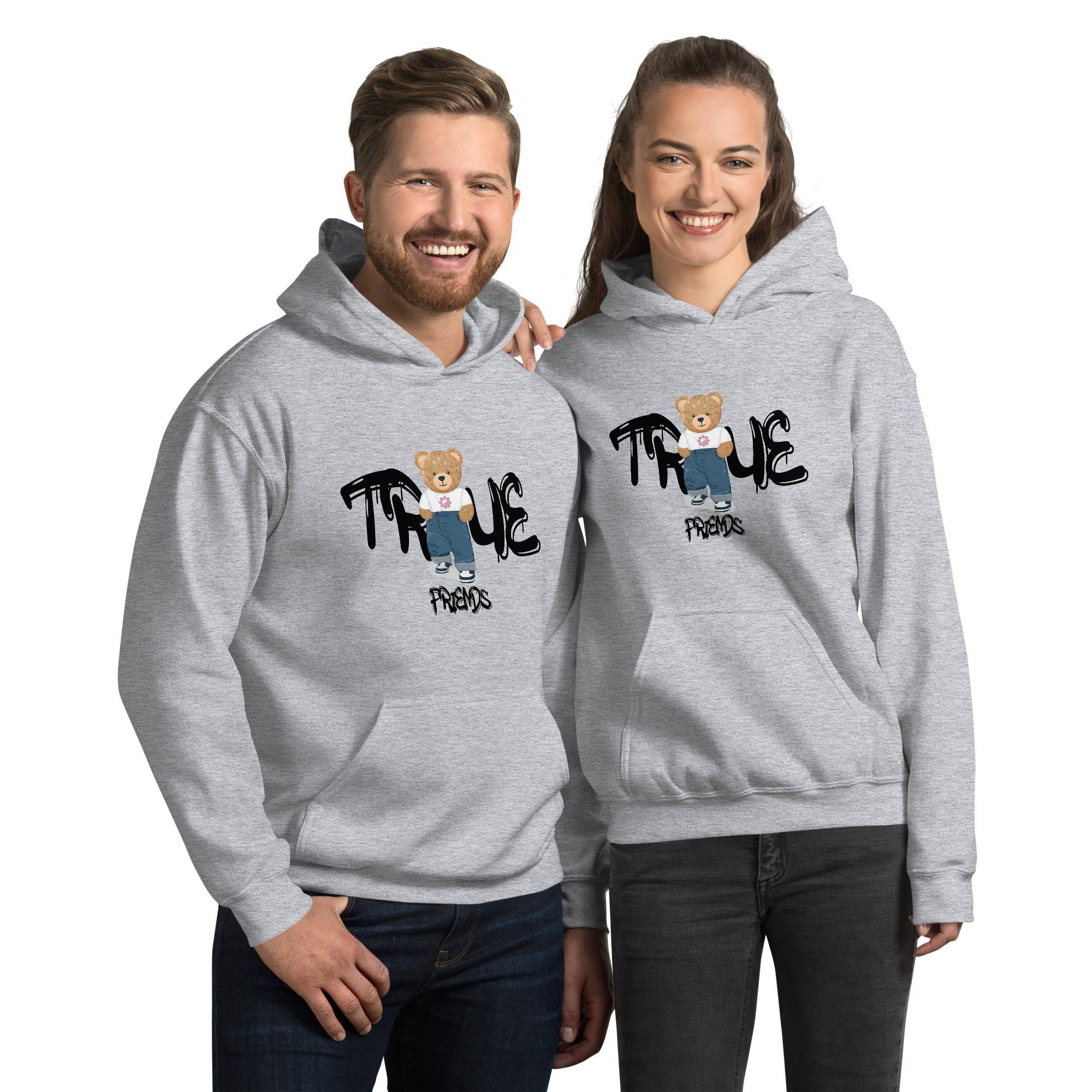 Unisex Hoodie/TeddyBear-True-Friends - Enet Images