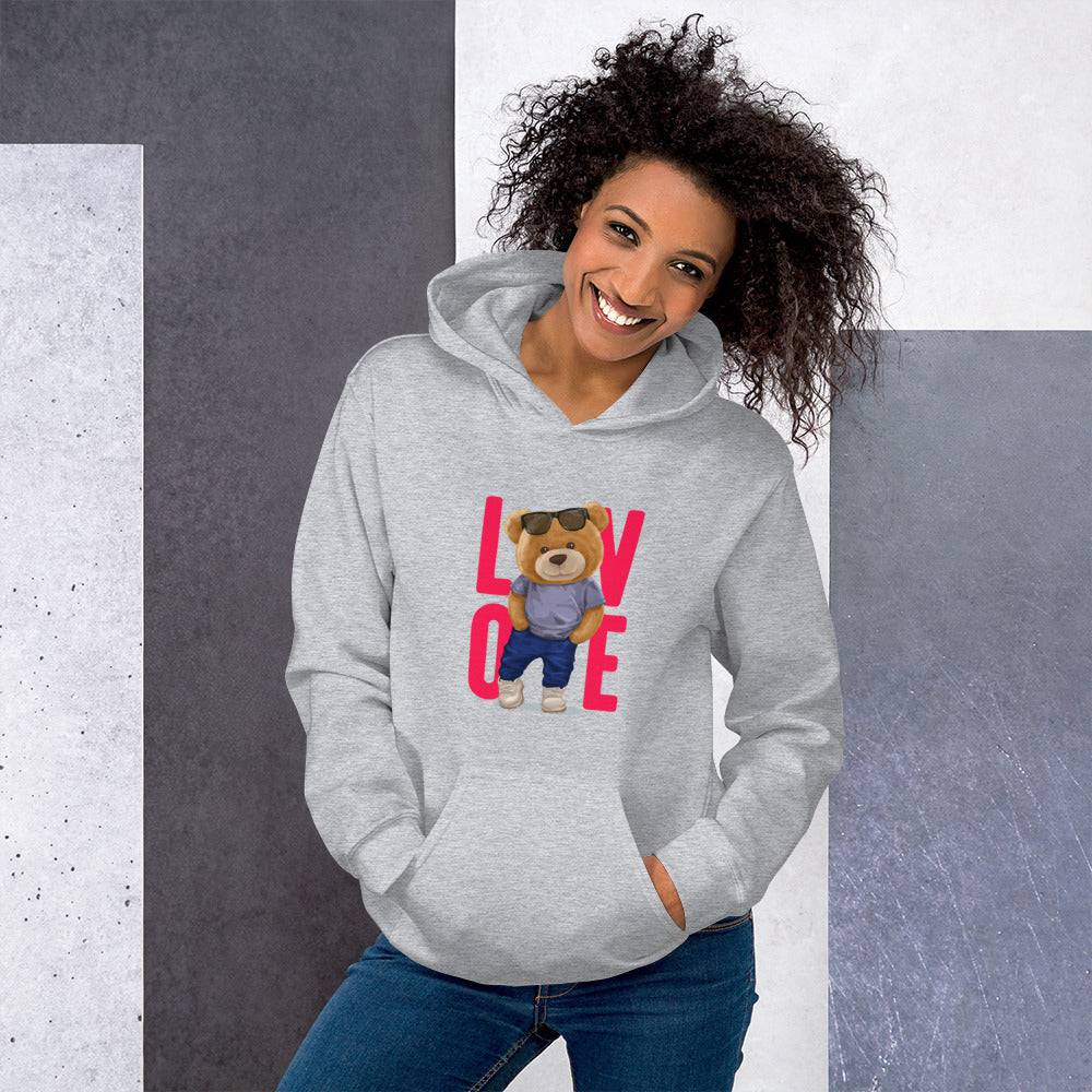 Unisex Hoodie/TeddyBear-Love - Enet Images
