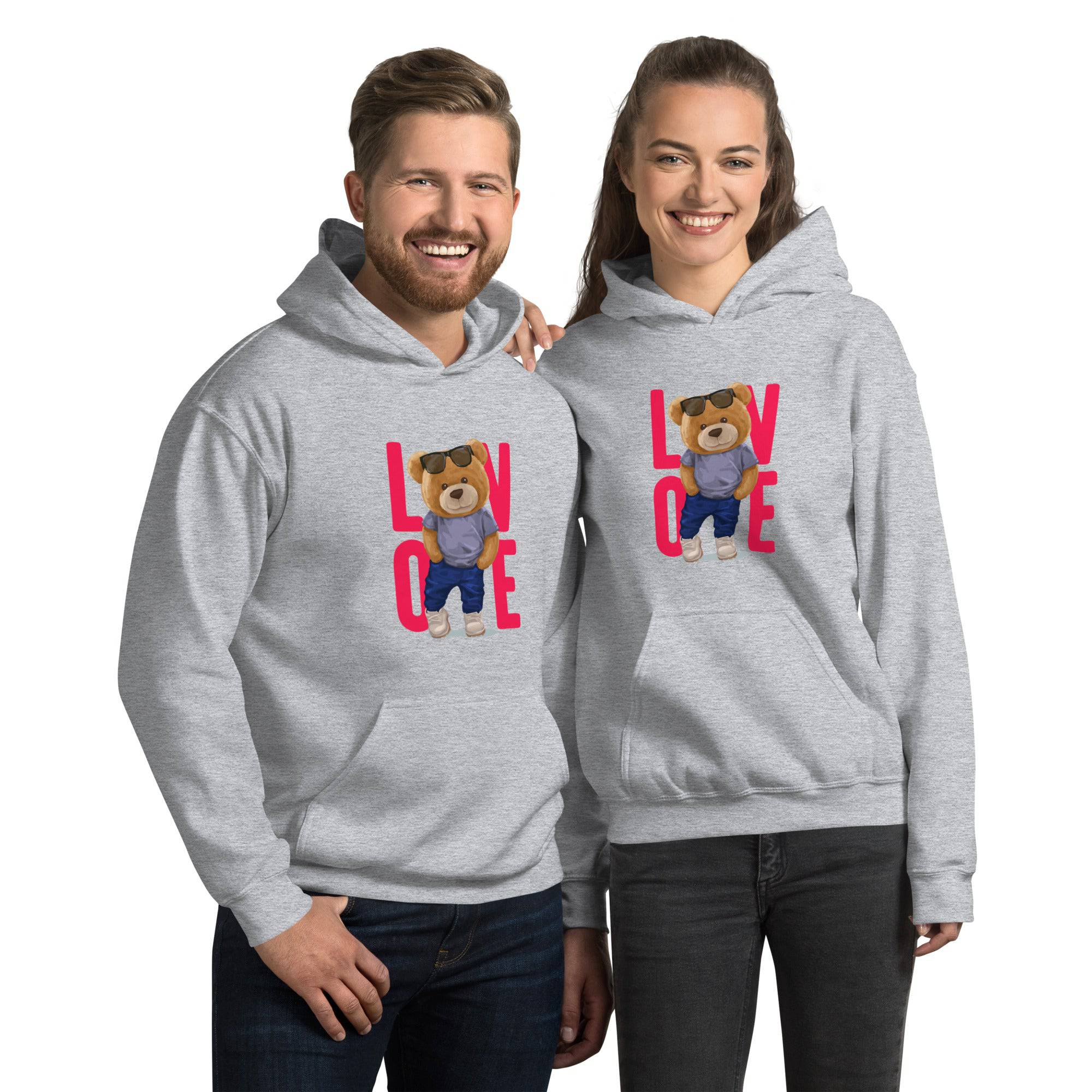 Unisex Hoodie/TeddyBear-Love - Enet Images