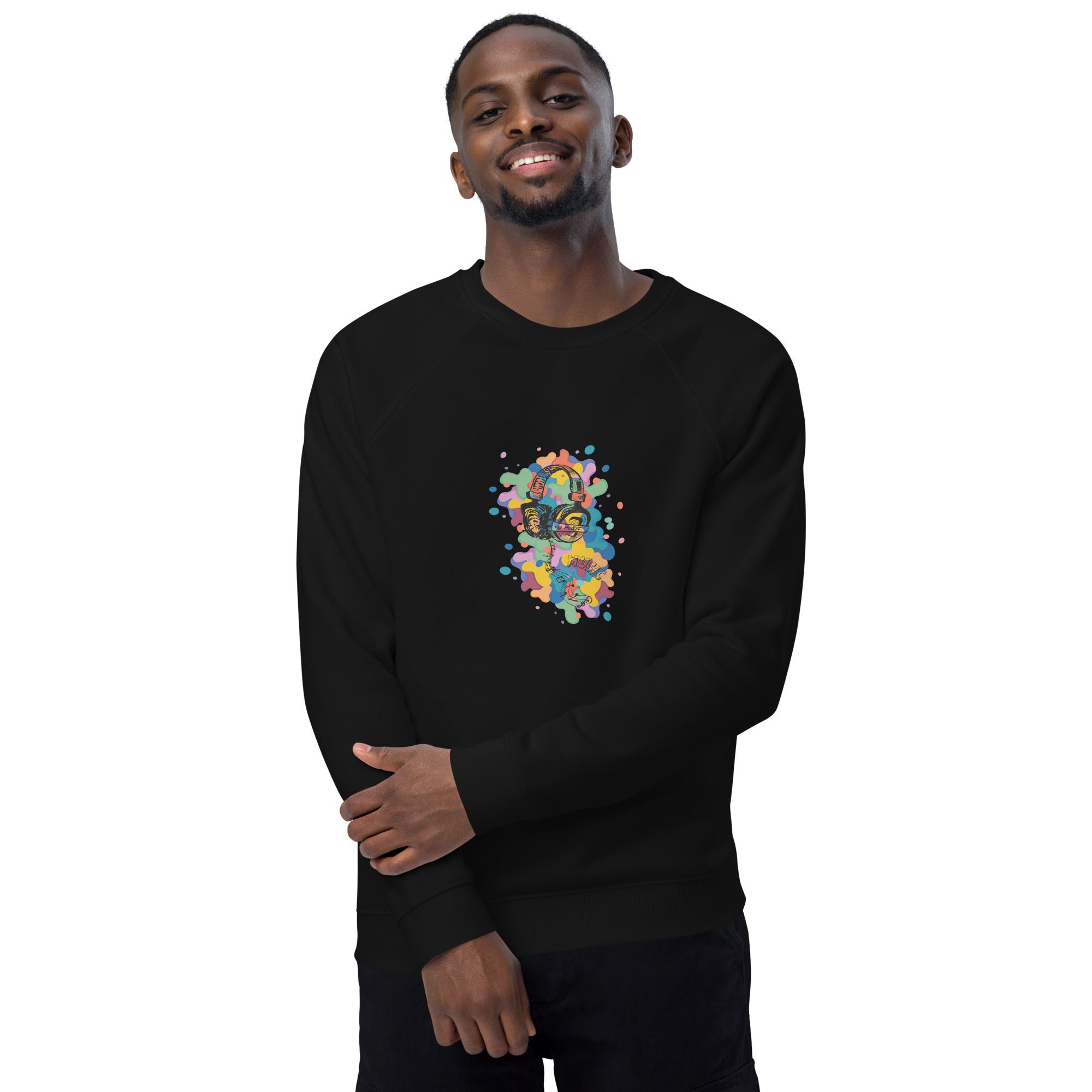 Unisex organic sweatshirt/Music-Colors - Enet Images