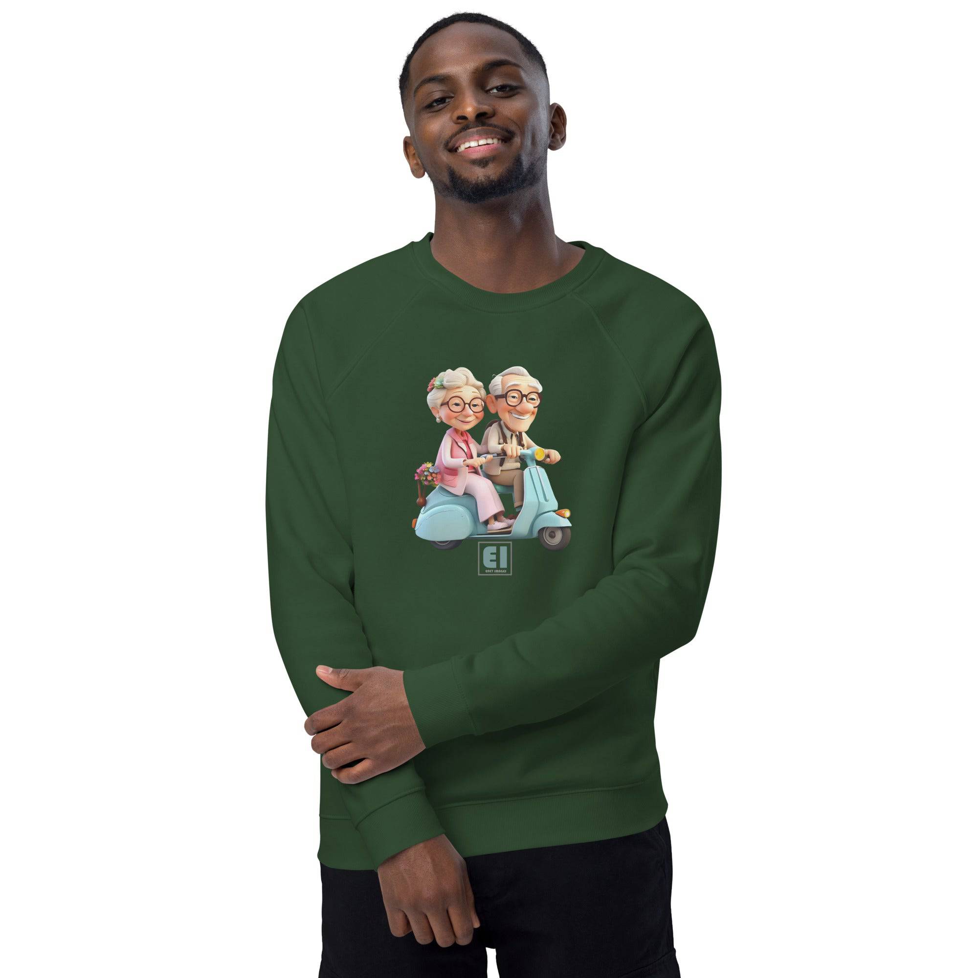 Unisex organic sweatshirt/Grandparents-Singing - Enet Images