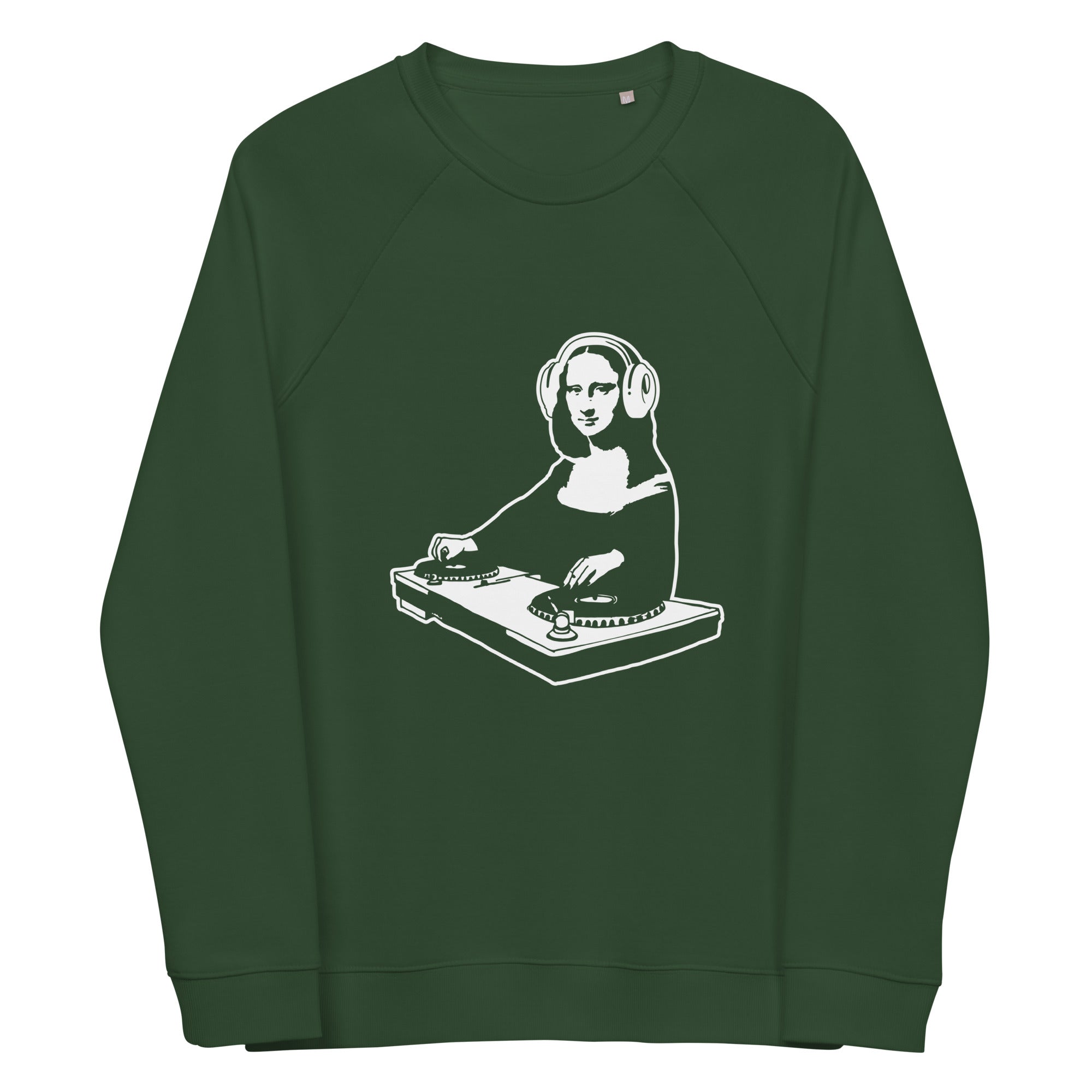 Unisex organic sweatshirt/Mona-Lisa-DJ - Enet Images
