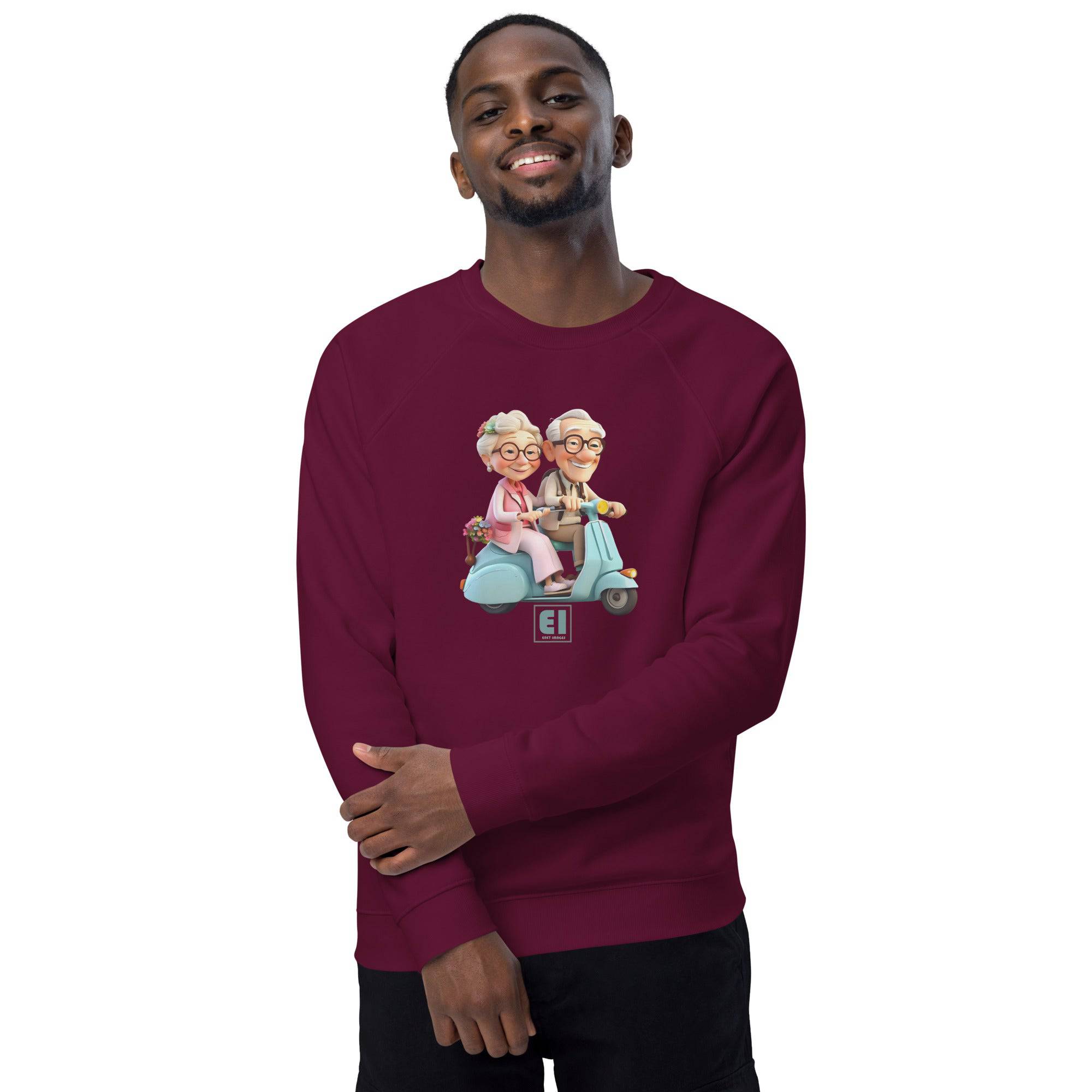 Unisex organic sweatshirt/Grandparents-Singing - Enet Images
