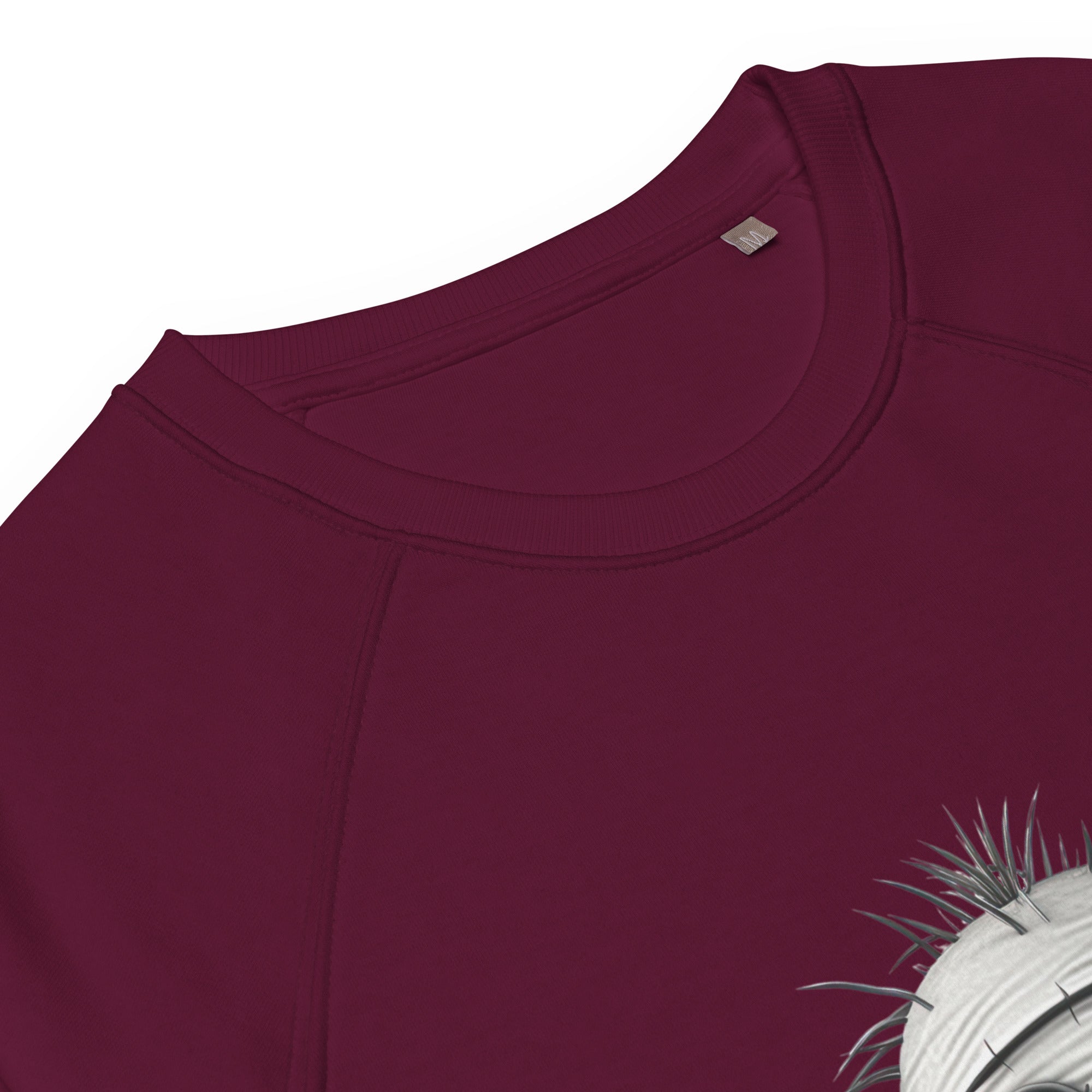 Unisex Organic Sweatshirt/Funny-Creepy-Doll - Enet Images