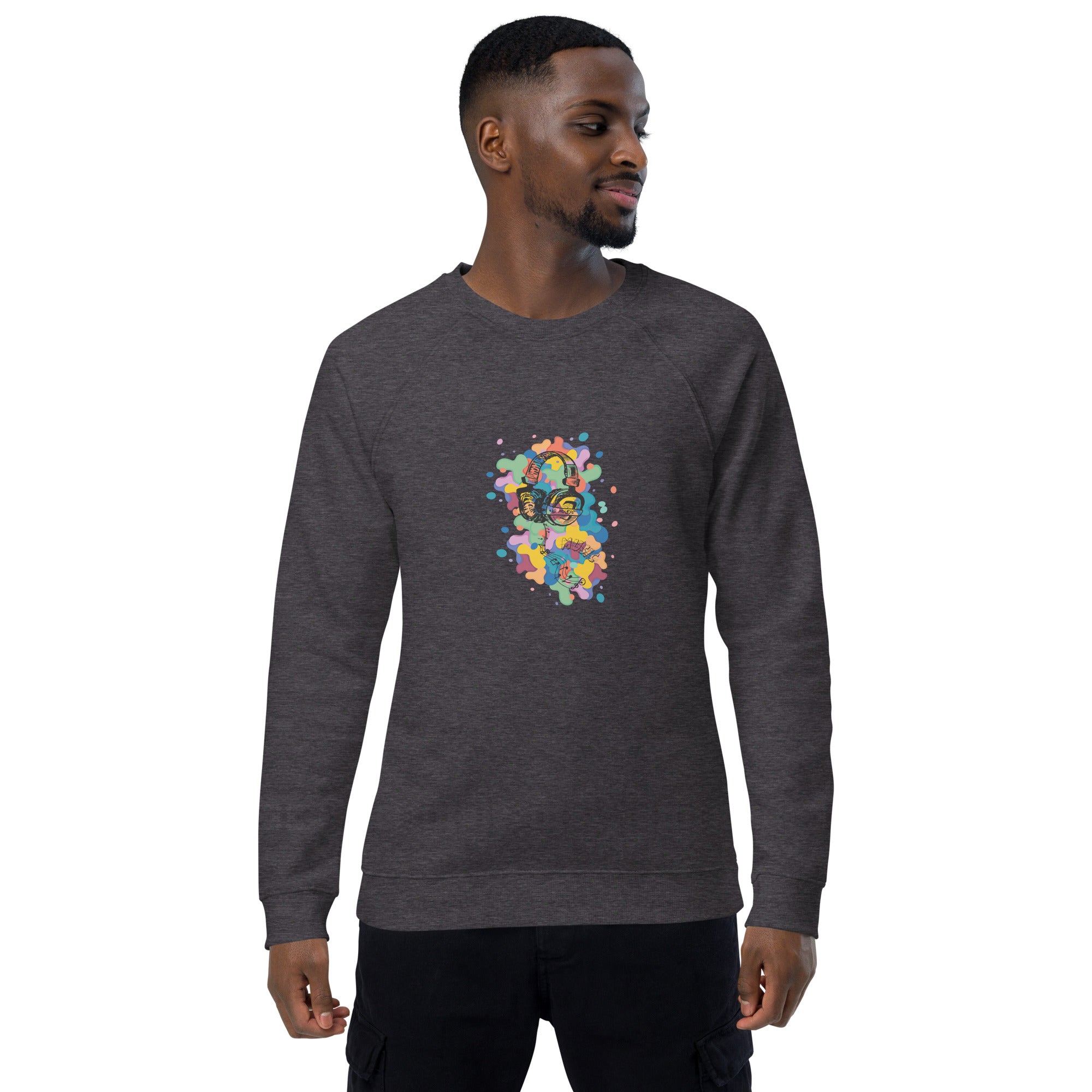 Unisex organic sweatshirt/Music-Colors - Enet Images