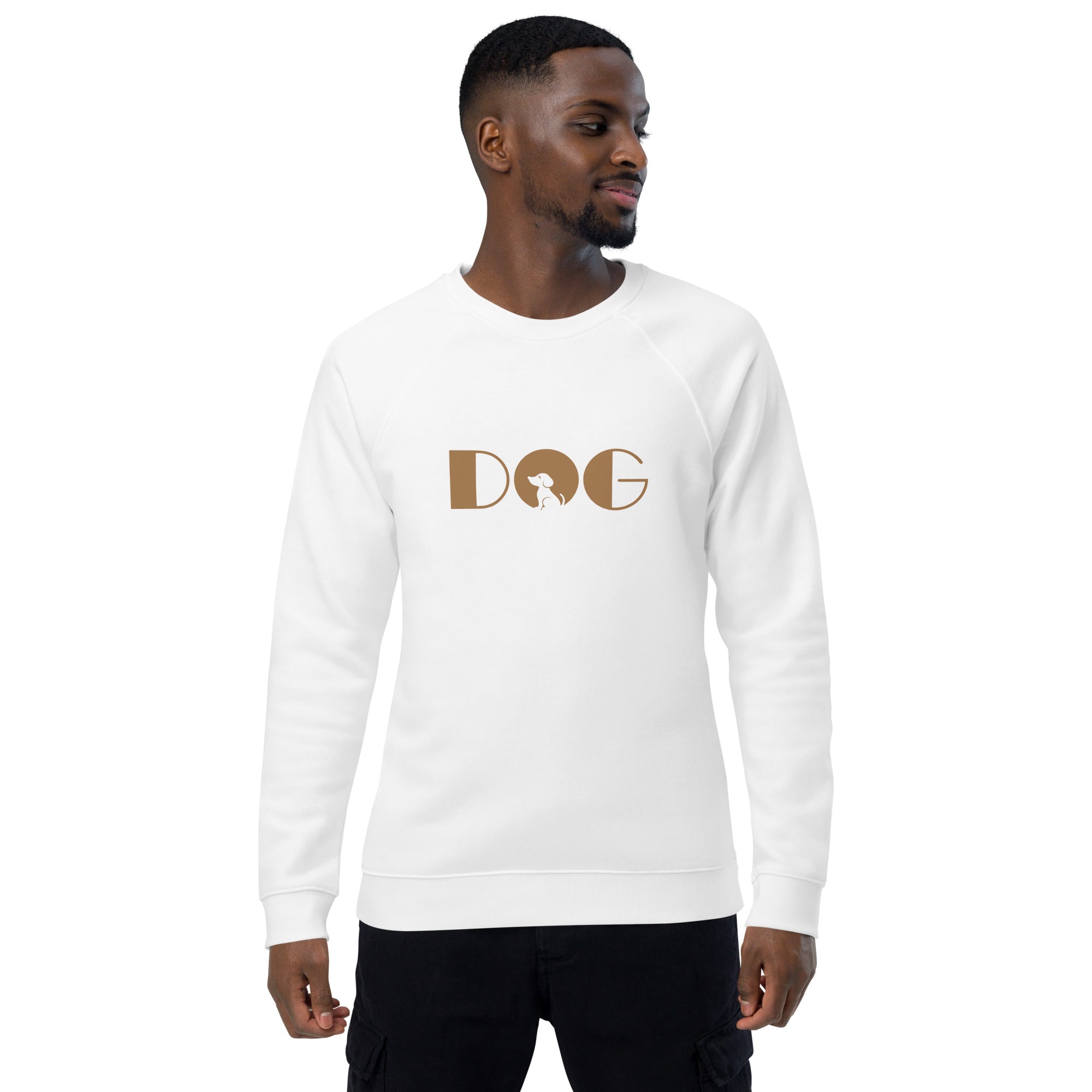 Unisex organic sweatshirt/Dog - Enet Images