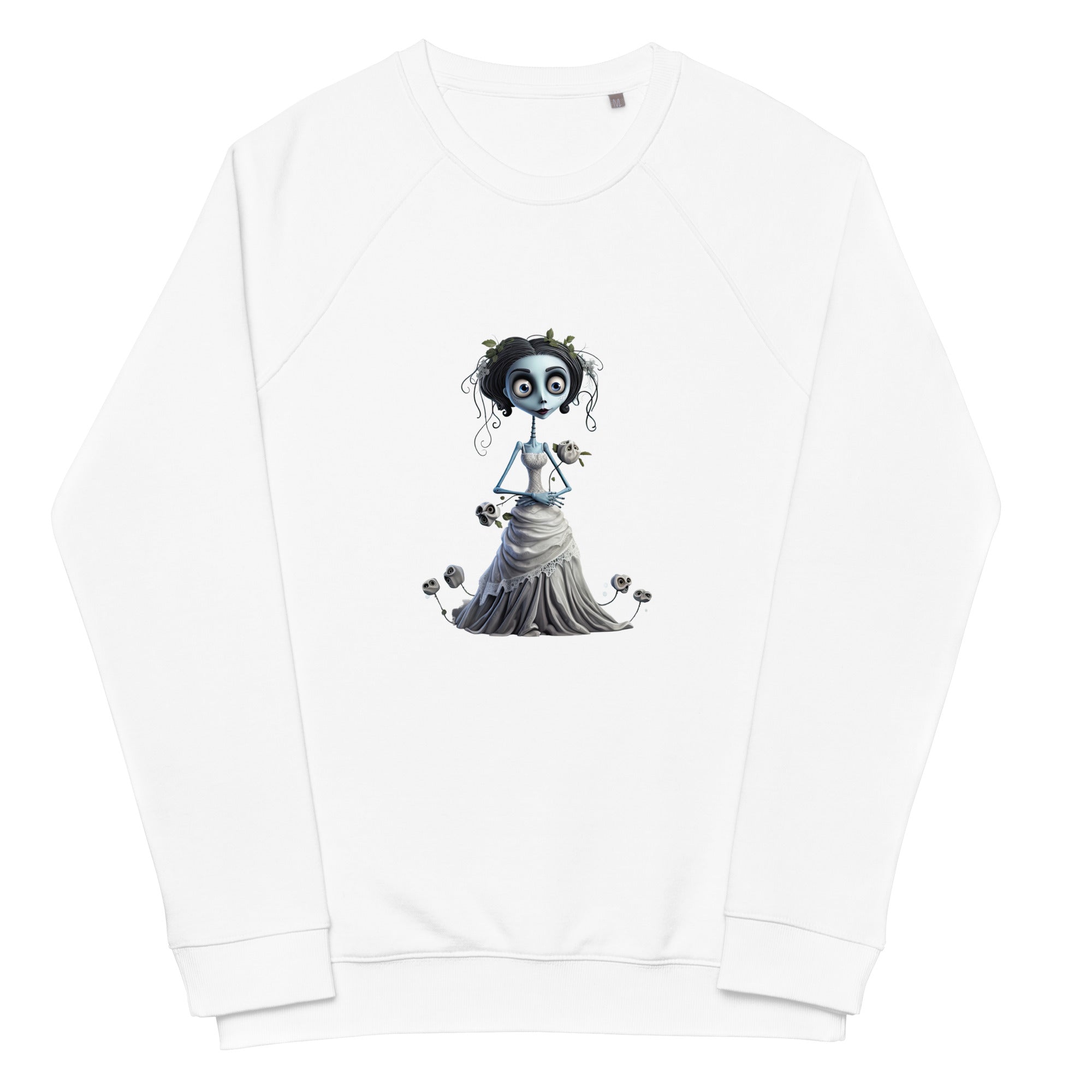 Unisex Organic Sweatshirt/Happy-Creepy-Wedding - Enet Images
