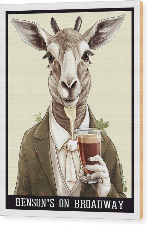 Benson's On Broadway - Wood Print - Enet Images
