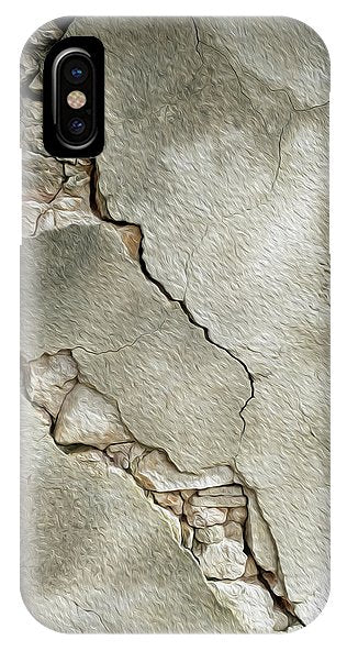 Crack On Wall Oil Effect - Phone Case - Enet Images