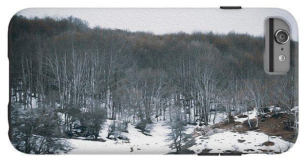 Forest Trees In Winter - Phone Case - Enet Images