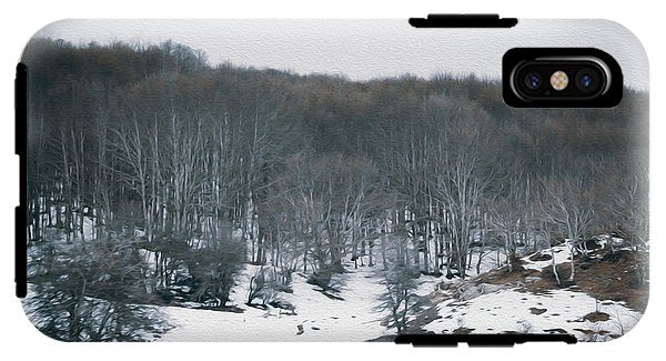 Forest Trees In Winter - Phone Case - Enet Images