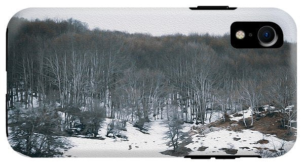 Forest Trees In Winter - Phone Case - Enet Images