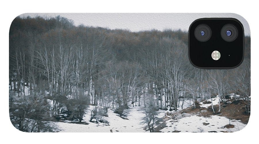 Forest Trees In Winter - Phone Case - Enet Images