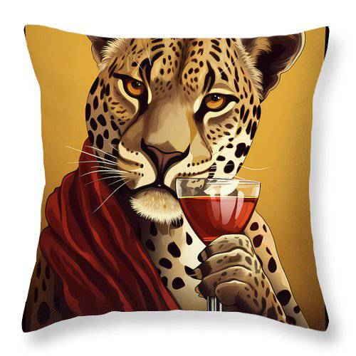 Happy Hour - Throw Pillow - Enet Images