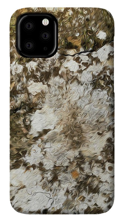 Natural Lichen On Stone-Oil Effect - Phone Case - Enet Images