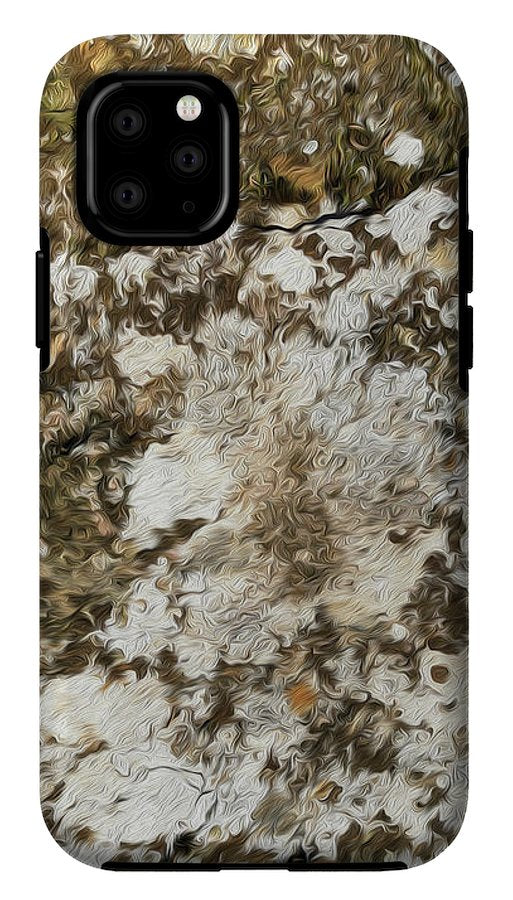 Natural Lichen On Stone-Oil Effect - Phone Case - Enet Images