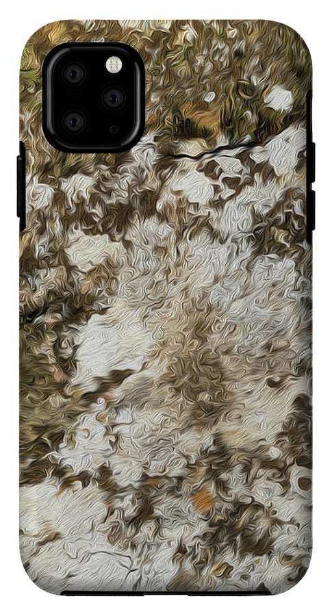 Natural Lichen On Stone-Oil Effect - Phone Case - Enet Images