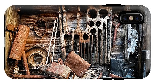 Old Tools In The Olive Grove - Phone Case - Enet Images