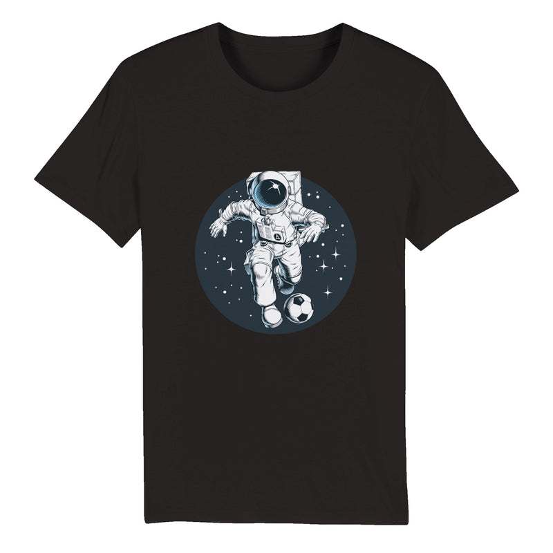100% Organic Unisex T-shirt/Astronaut-Football - Enet Images
