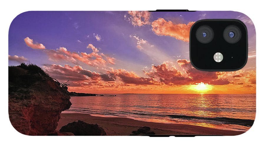 Sunset Against The Clouds - Phone Case - Enet Images