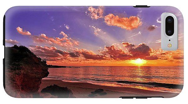 Sunset Against The Clouds - Phone Case - Enet Images